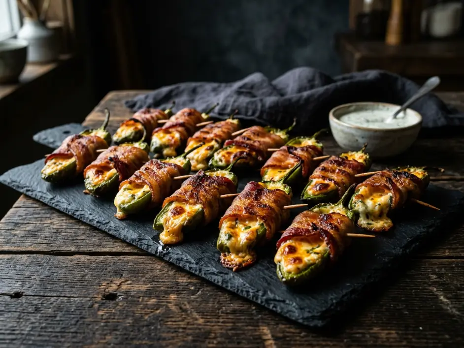 Crispy Bacon-Wrapped Jalapeño Poppers


