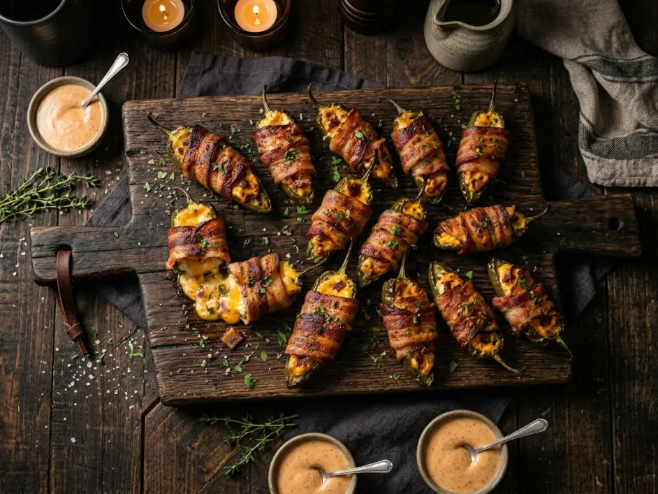 Crispy Bacon-Wrapped Jalapeño Poppers