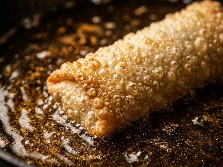 Homemade Crispy Pork and Vegetable Egg Rolls