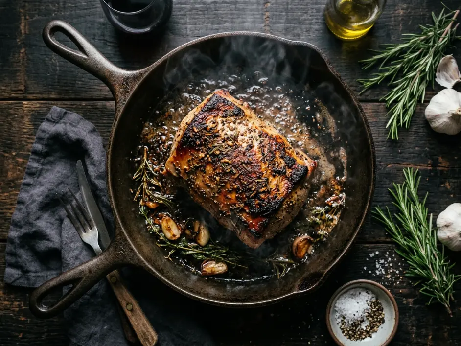 Tuscan Garlic Butter Pork Loin