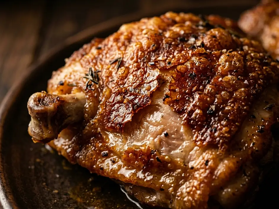 Crispy Sheet Pan Greek Chicken Thighs

