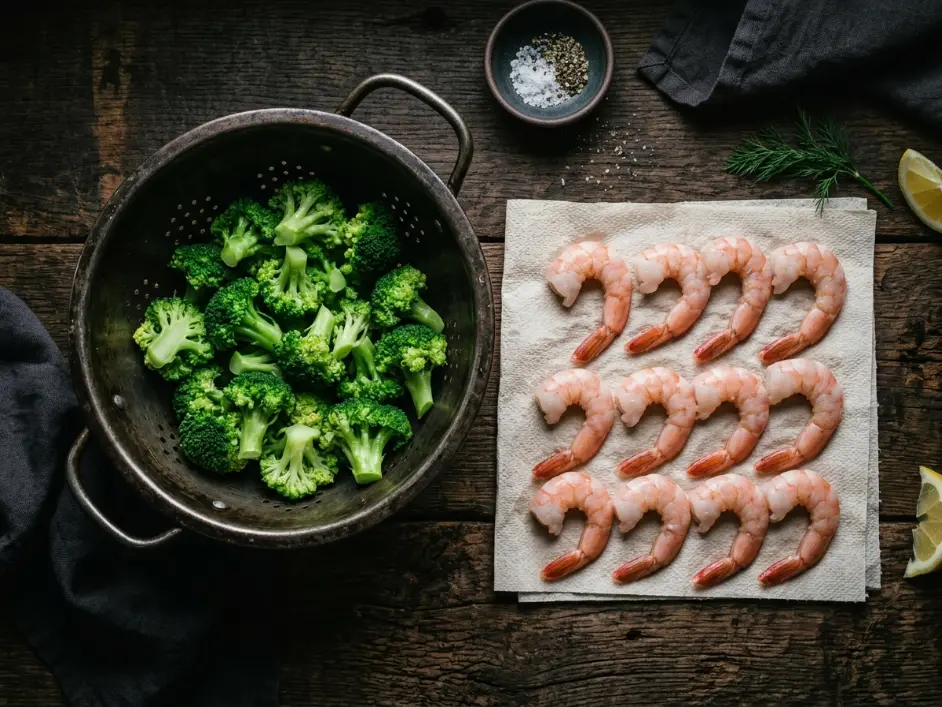 20-Minute Garlic Butter Shrimp and Broccoli Sauté