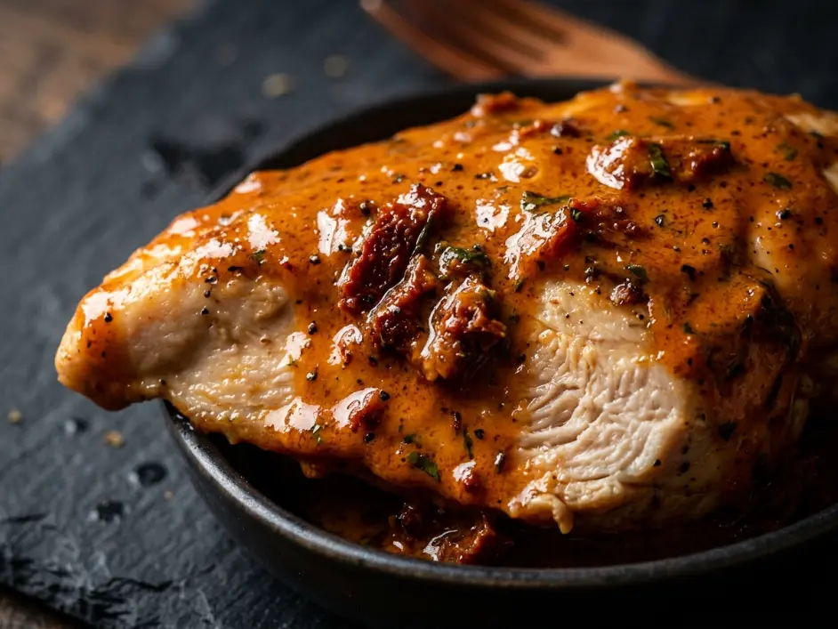 One-Pot Creamy Sun-Dried Tomato Chicken Breast: 25 Min