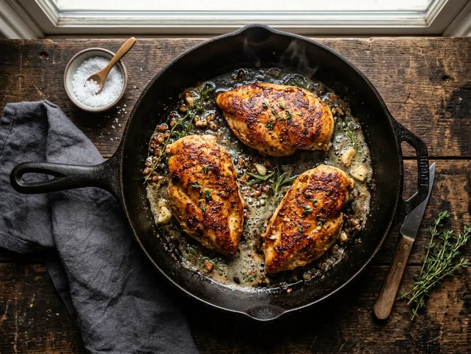 One-Pot Creamy Sun-Dried Tomato Chicken Breast: 25 Min