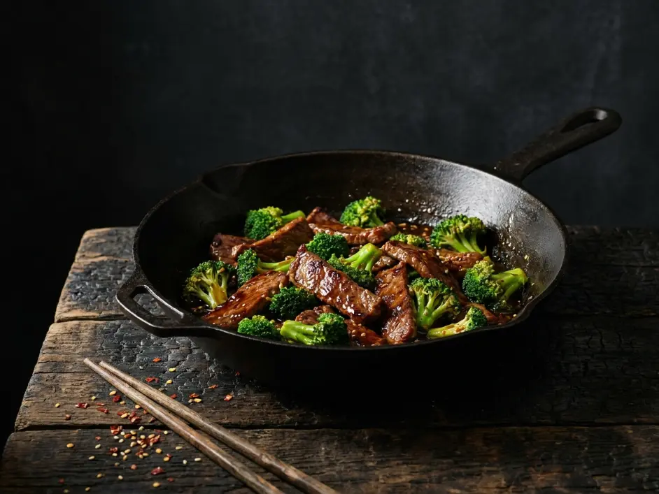 Quick Skillet Beef and Broccoli Stir-Fry

