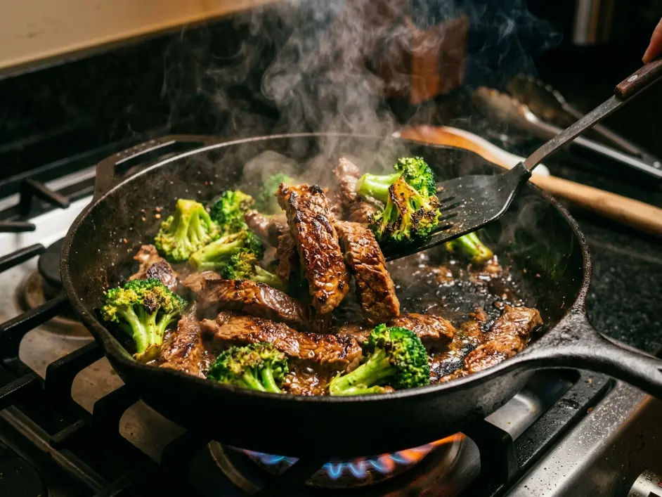 Quick Skillet Beef and Broccoli Stir-Fry