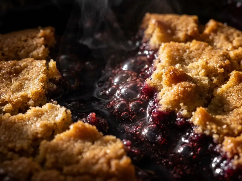 3-Ingredient Berry Cookie Dough Cobbler

