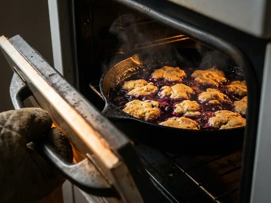 3-Ingredient Berry Cookie Dough Cobbler
