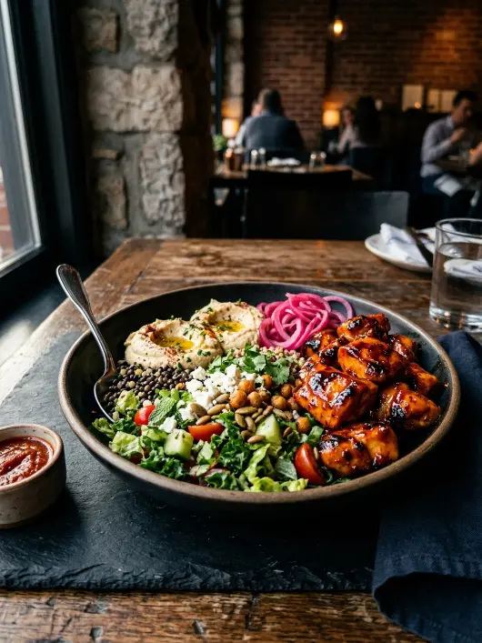 Cava Honey Harissa Chicken Bowls