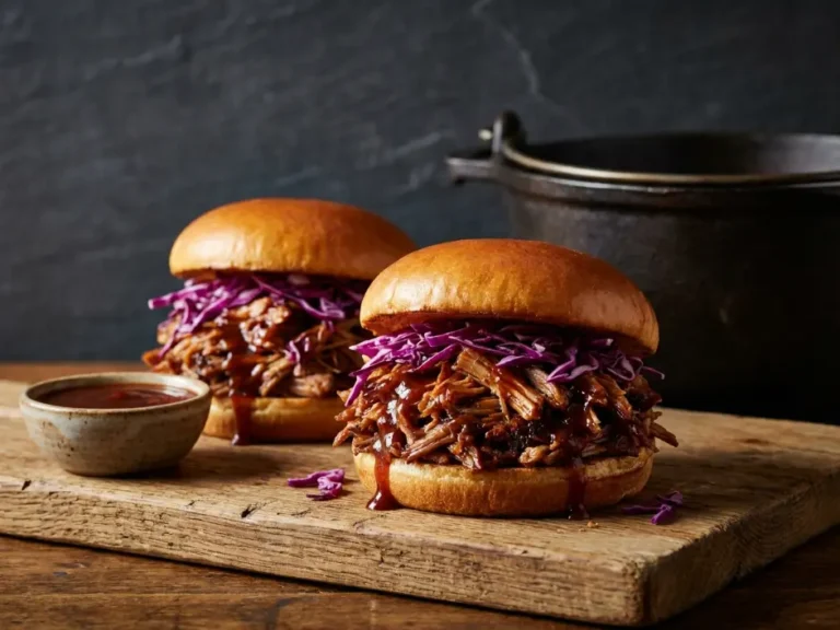Dump-and-Go Crockpot BBQ Pulled Pork Sandwiches