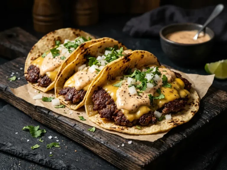3 Unrivaled Secrets to Prevent Disastrous Greasy Easy Smashed Burger Tacos with Secret Sauce