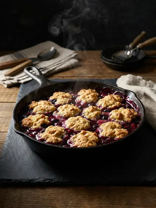 3-Ingredient Berry Cookie Dough Cobbler